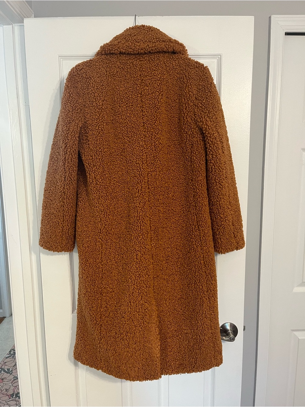 J. Crew Double-Breasted Teddy Coat in Chestnut Brown - Picture 6 of 12